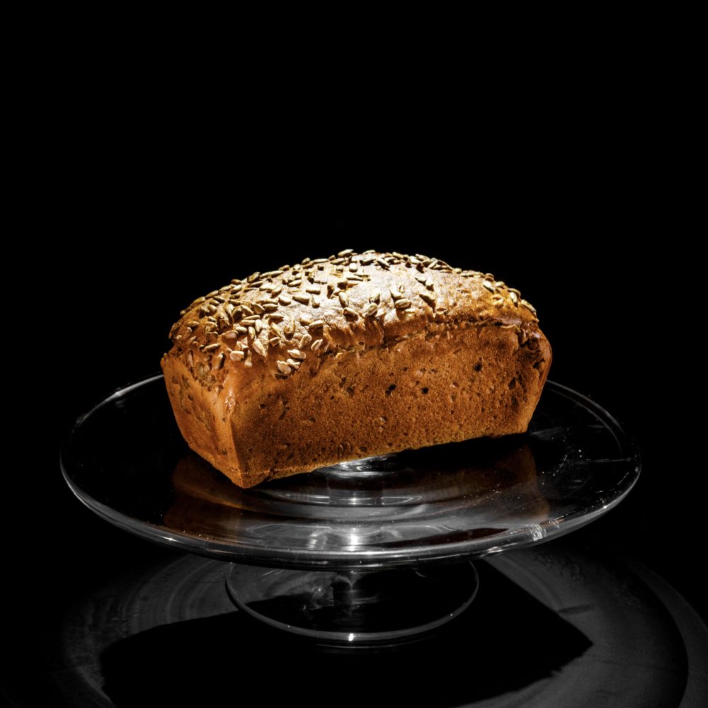 chleb żytni ze słonecznikiem